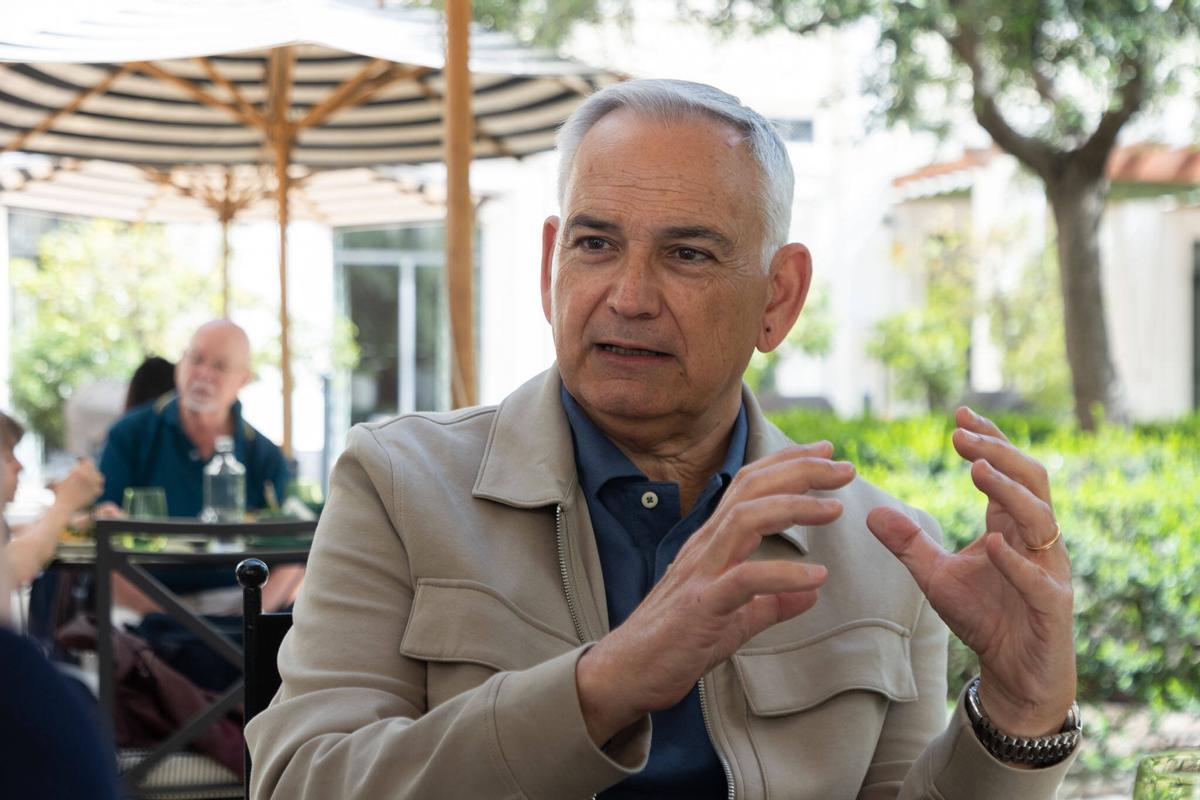 Josep Vicent Boira, durante la entrevista.
