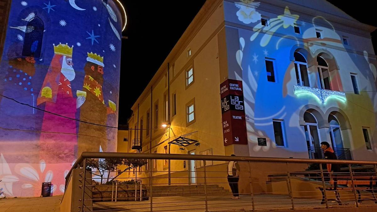 Mapping de Nadal al carrer.