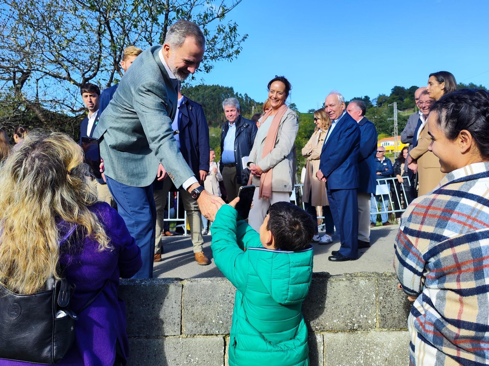 La Familia Real visita Arroes, Pion y Candanal, Pueblo Ejemplar 2023