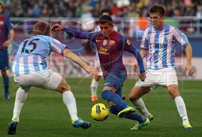 Málaga CF, 1 - FC Barcelona, 4