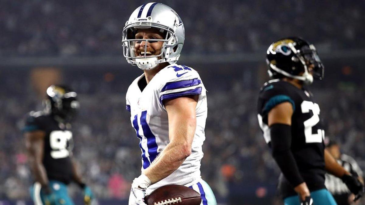 Cole Beasley colaboró con dos anotaciones en el triunfo de los Cowboys