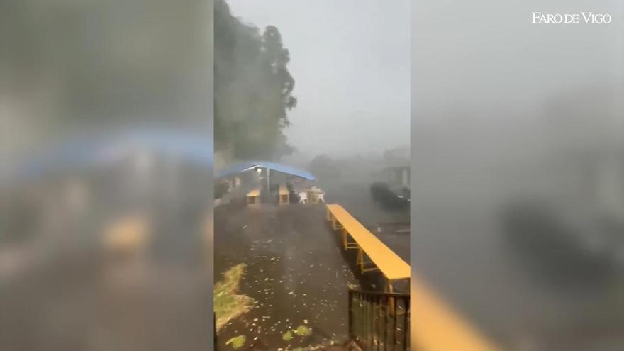 Tormenta en Santomé de Obra