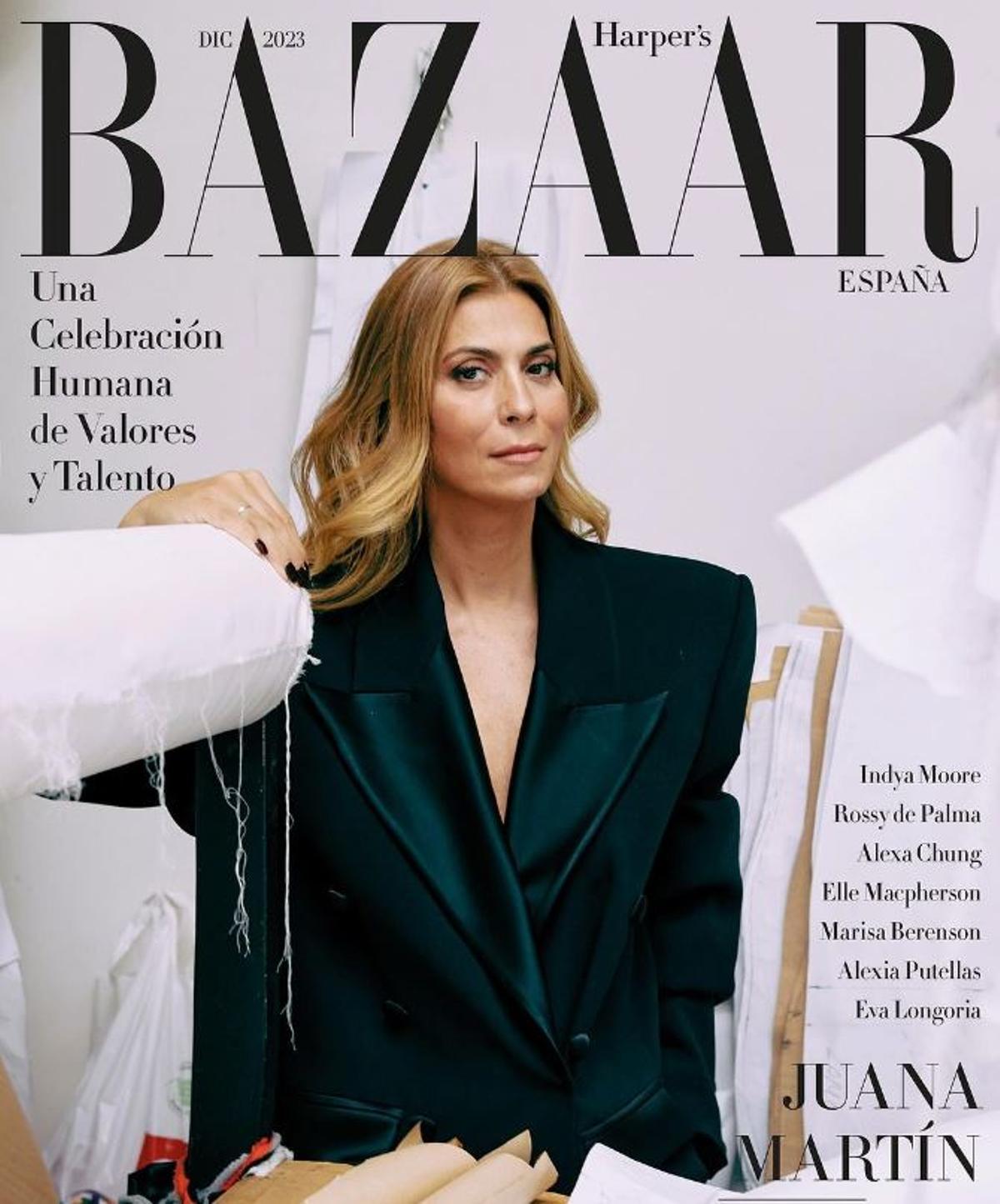 Portada de Harper's Bazaar con Juana Martín