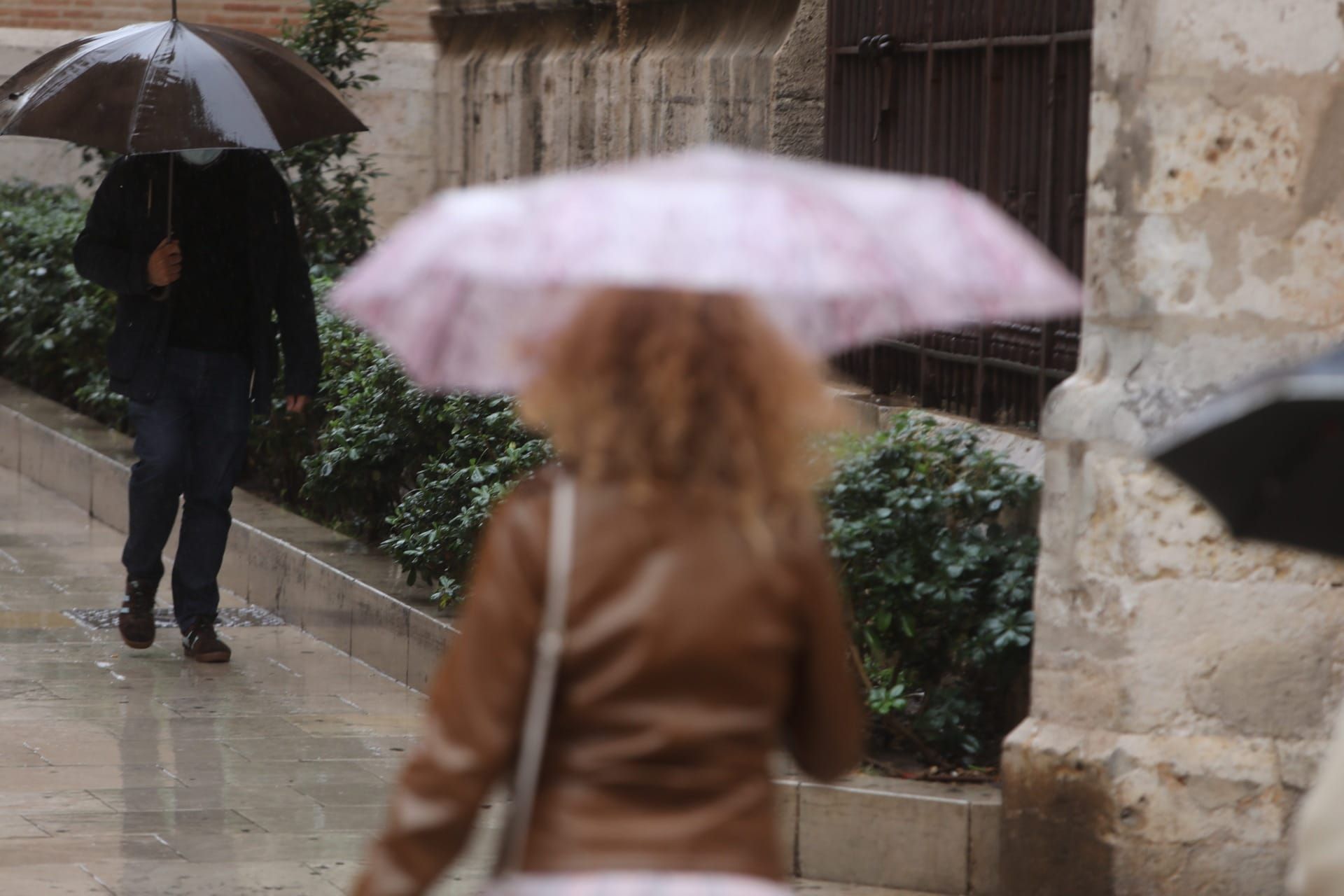 Temporal de lluvia en València