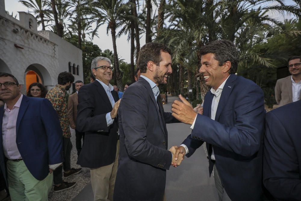 Pablo Casado acude a una celebración familar celebrada en el Huerto del Cura