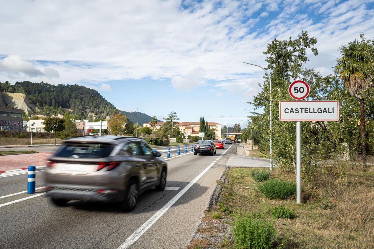 Imatge d'arxiu de la C-55 a Castellgalí