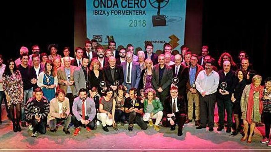 Imagen de los premiados en la gala del año pasado.