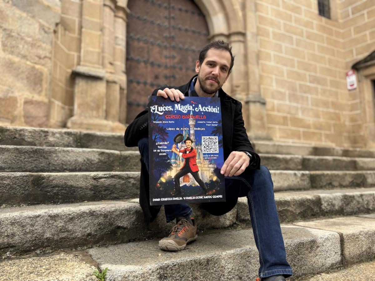 Sergio Barquilla presenta su espectáculo de magia.