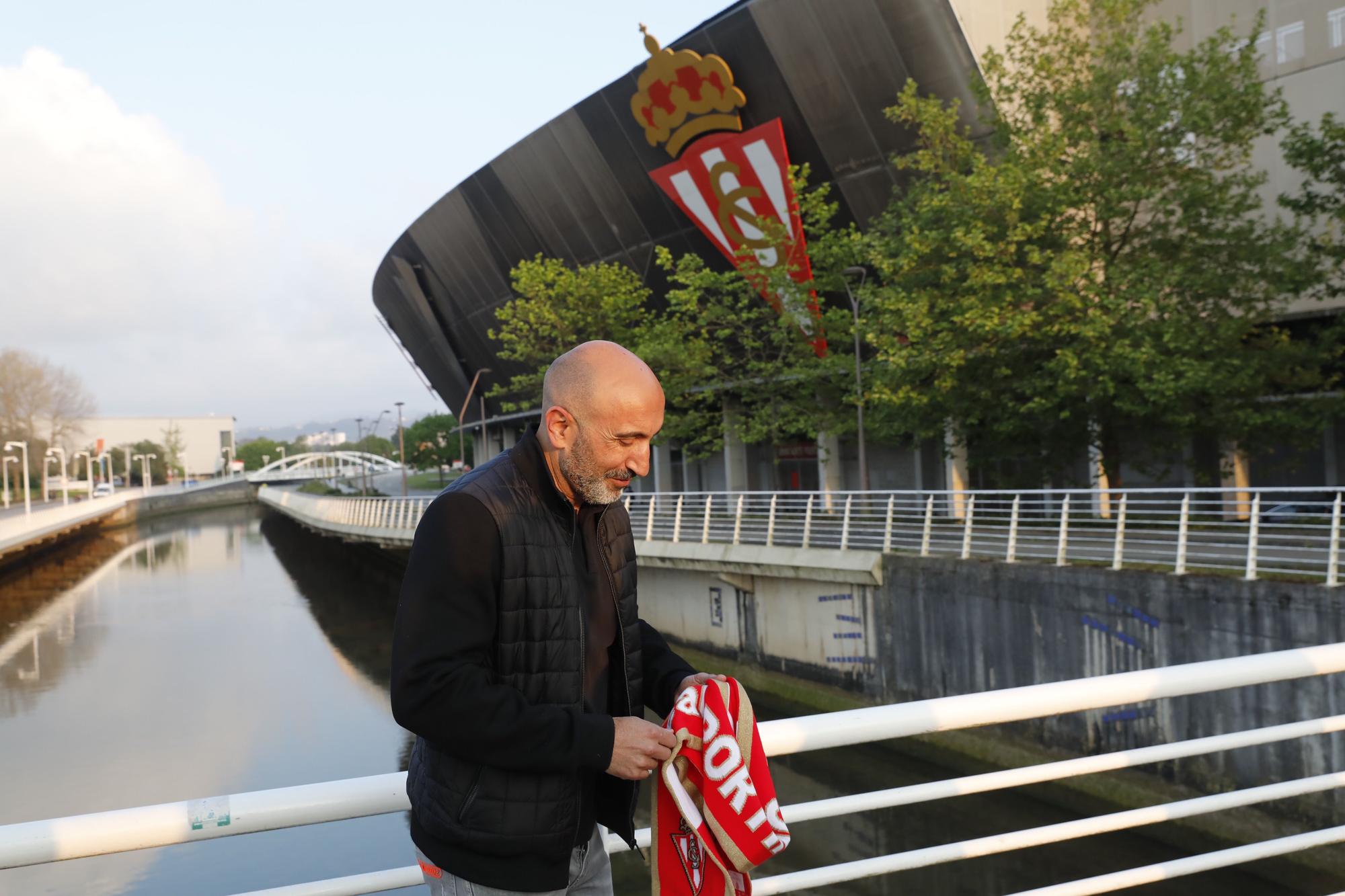 Las imágenes de Abelardo en El Molinón