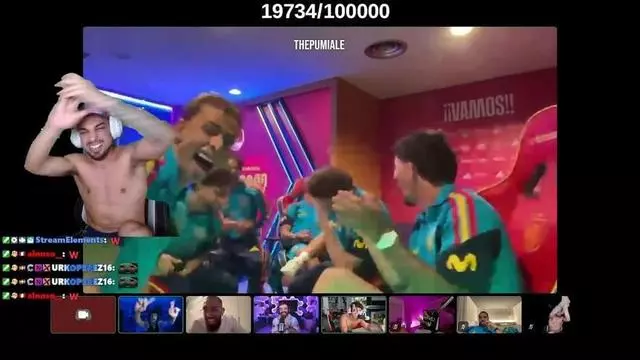 Lamine, Fermín, Dani Olmo y sus virales reacciones jugando a Among Us