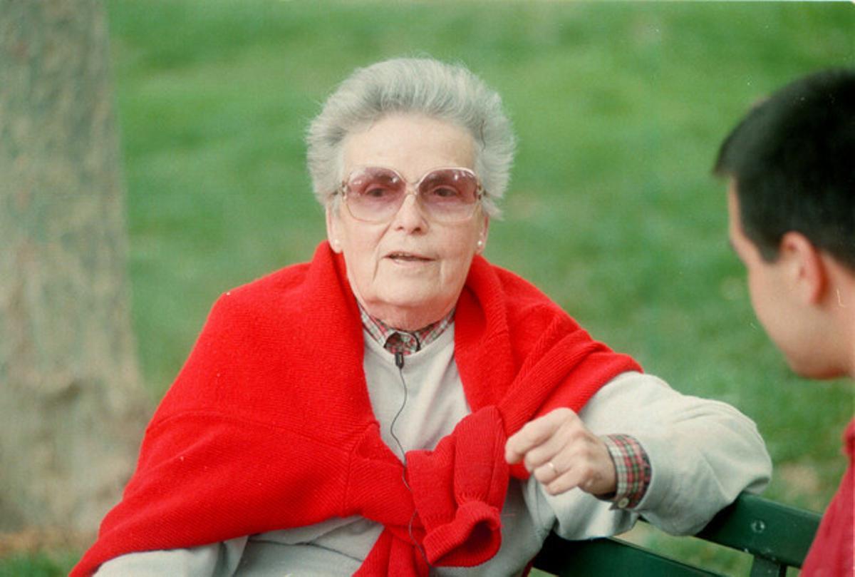 L’escriptora Teresa Pàmies, en una imatge de 1993. L’escriptora Teresa Pàmies, en una imatge de 1993.