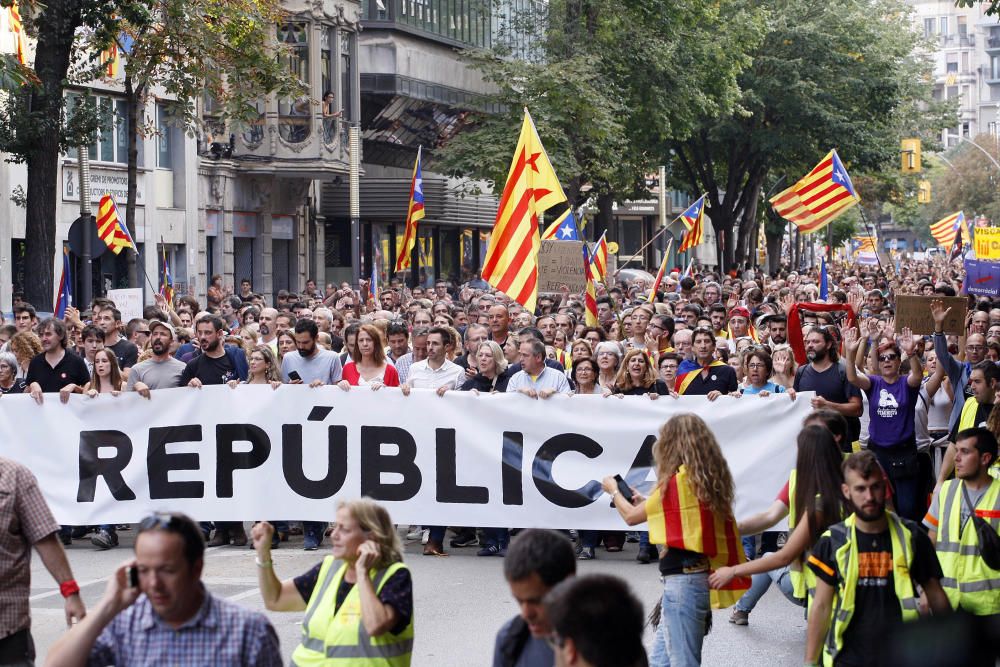 Manifestació a Girona.