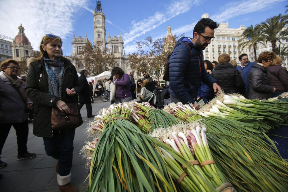 'De l'horta a la plaça' en la plaza del Ayuntamiento, de València