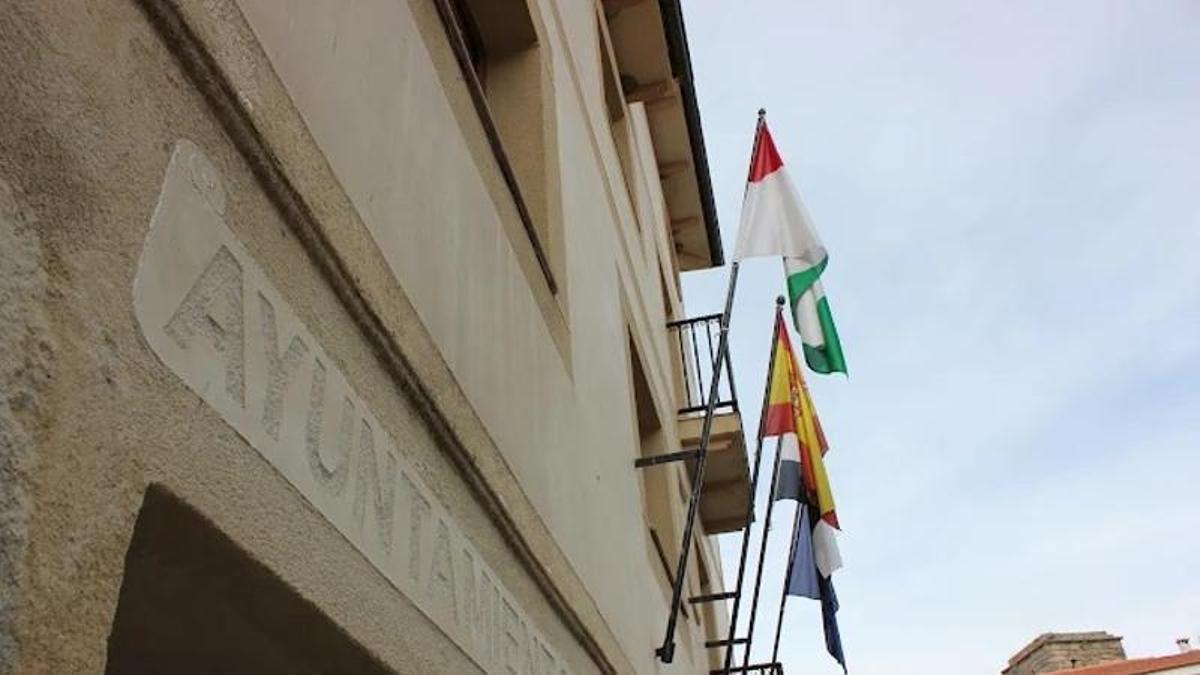 Municipio de Eljas, en Cáceres, que está de luto por la muerte del panadero del pueblo.
