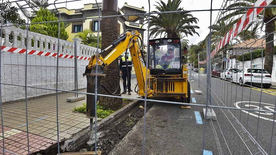 Las obras de la Metroguagua en Paseo Madrid levantan ampollas