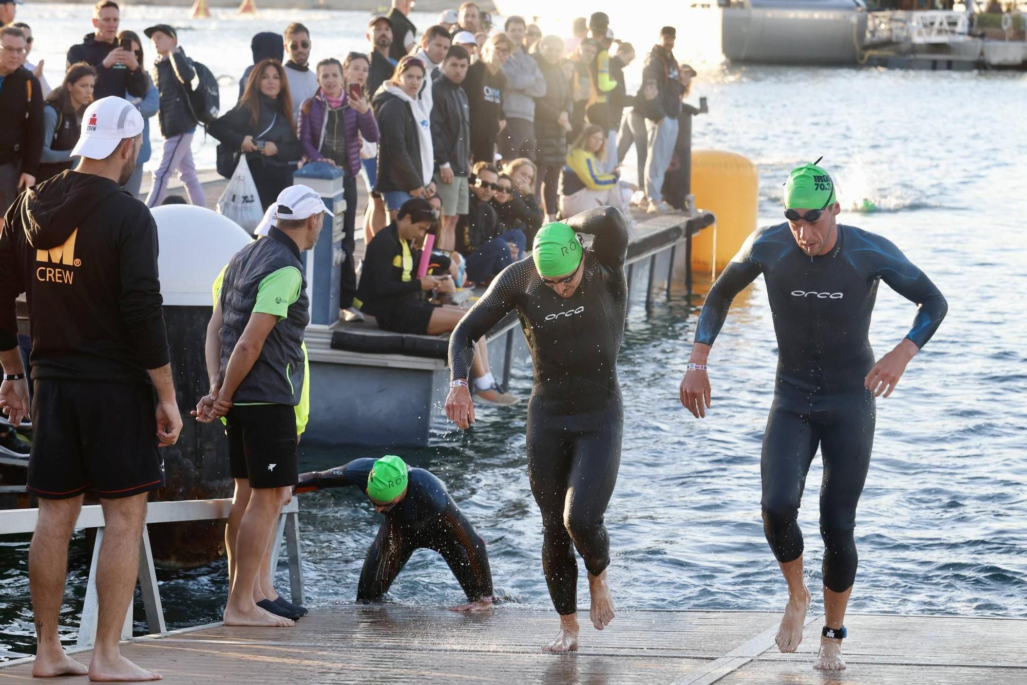 Así ha sido la prueba de natación del Ironman 70.3 en Valencia