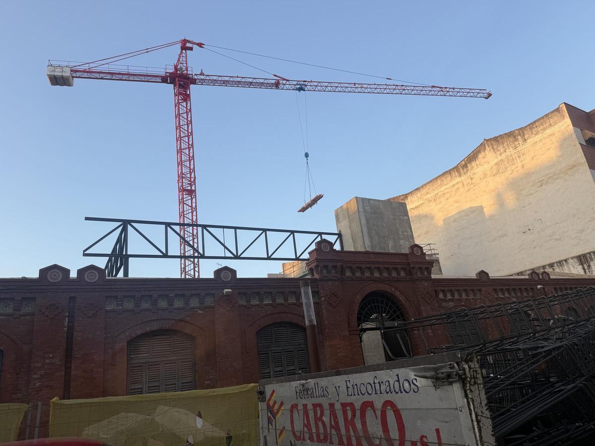 Las obras avanzan a buen ritmo en el Mercado de Calatrava para convertirlo en el futuro museo de Mérida.