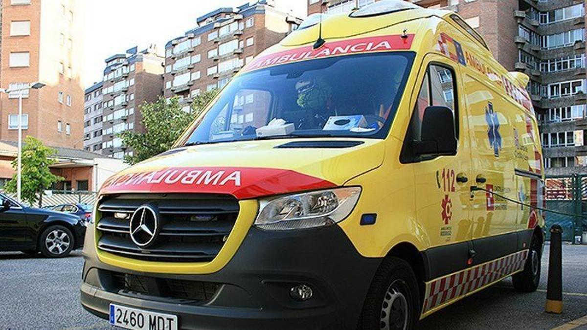 Ambulancia de soporte vital básico Sacyl.