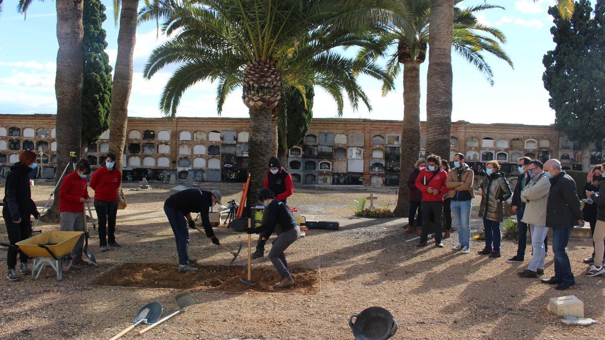 Apertura de fosas en Llíria