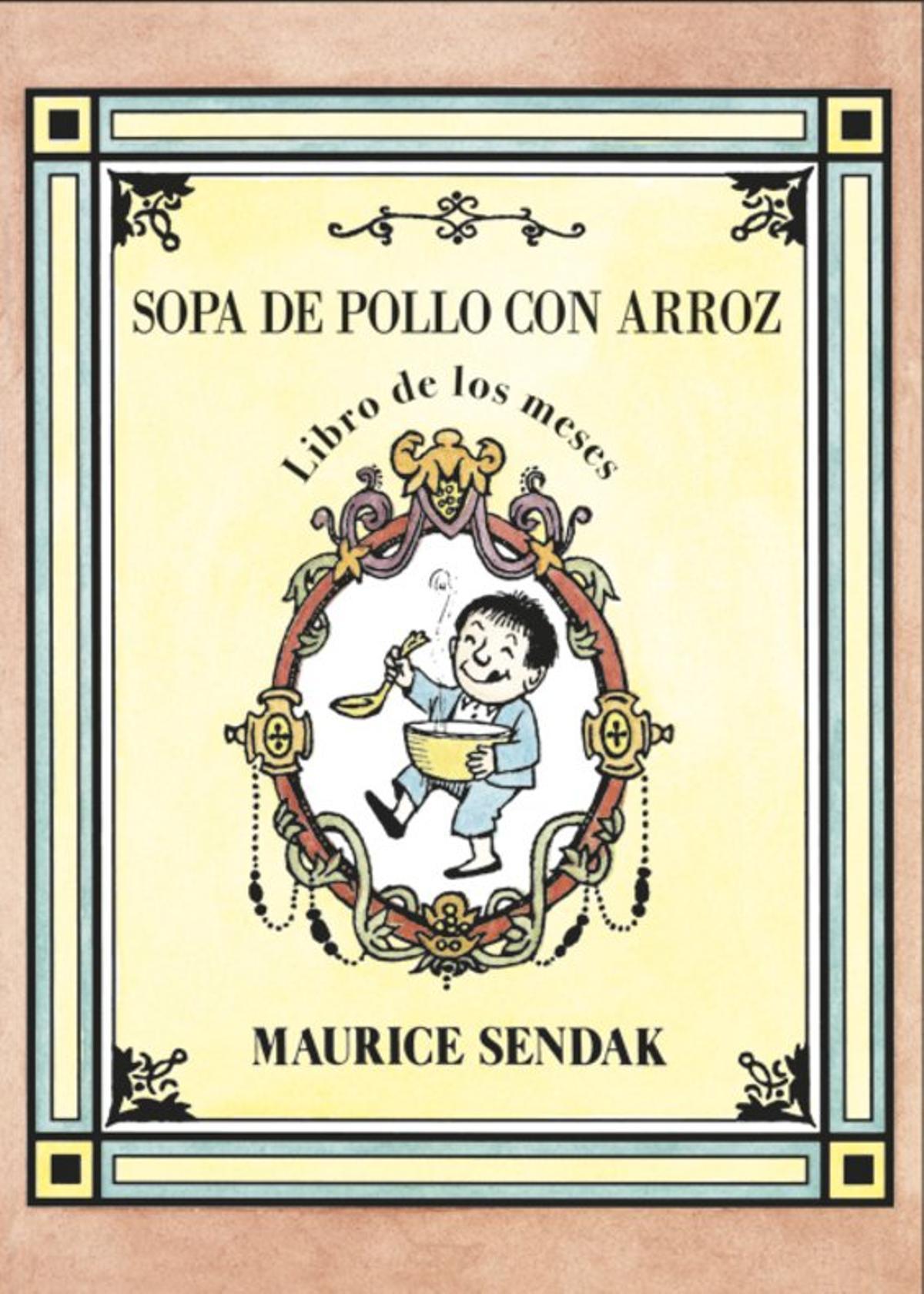 Portada de Sopa de pollo con arroz, de Sendak