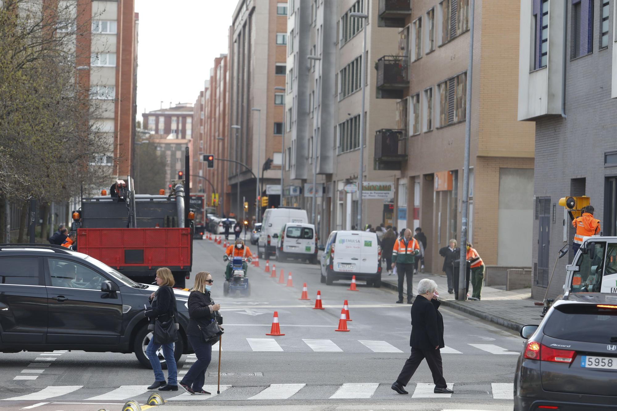 En imágenes: la ecomanzana de La Calzada, en marcha