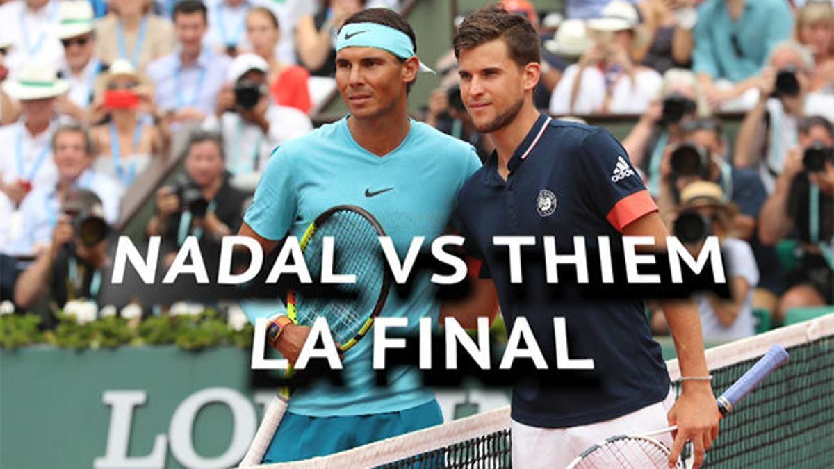 La previa de la final de Roland Garros entre Nadal y Thiem