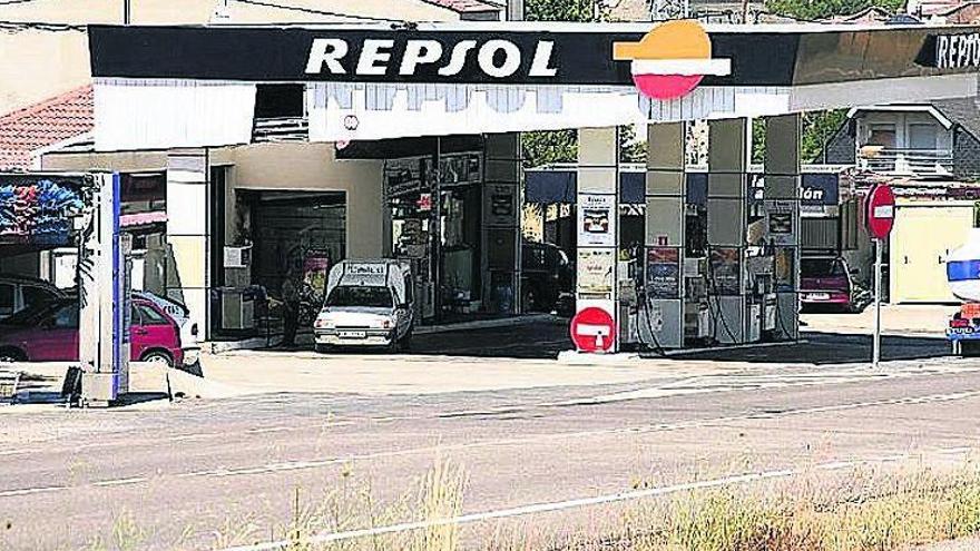 Estación de servicio de Fertol en Alcañices. |