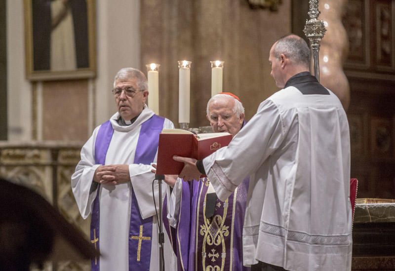 Misa celebrada en la Catedral de València en el primer aniversario de la muerte de la exalcaldesa