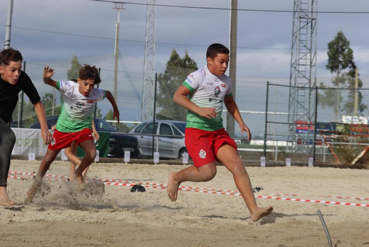 Nacho Eiras, en el Open de Banderas de A Estrada, del que quedó campeón. |