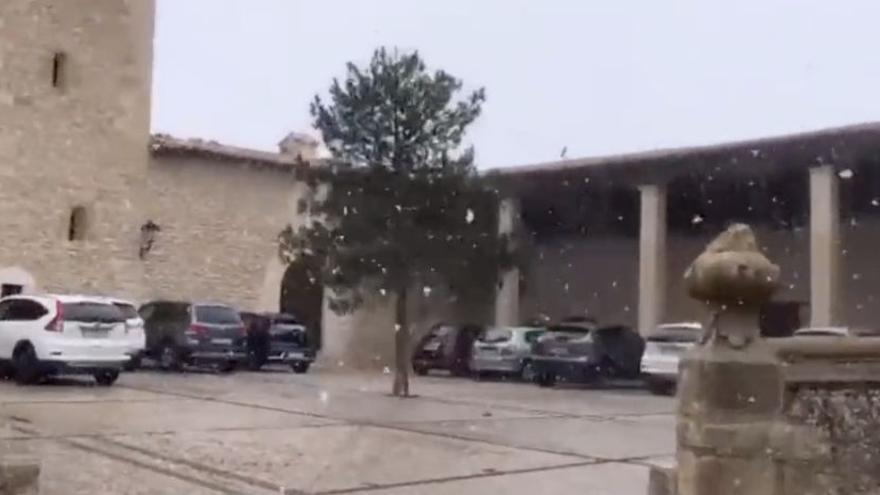 Empieza a nevar en Castellón