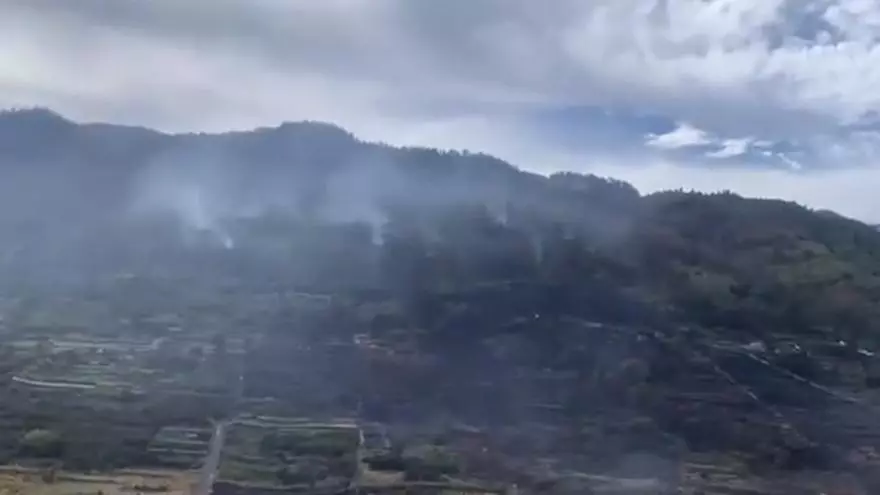 Intervención de helicóptero del GES sobre las 11 horas en zona de Santa Úrsula