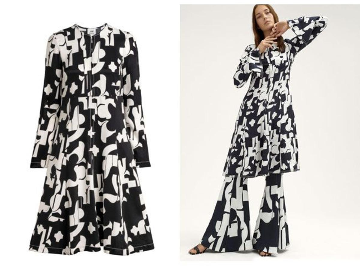 H&M Studio: vestido estampado