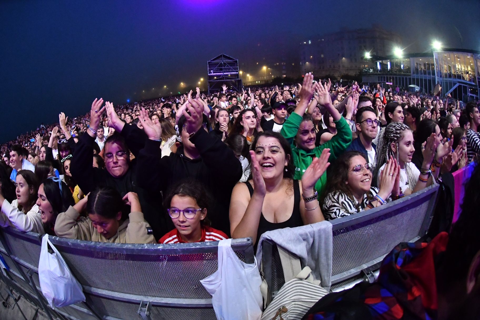 Tanxugueiras se imponen a la niebla en su concierto de A Coruña