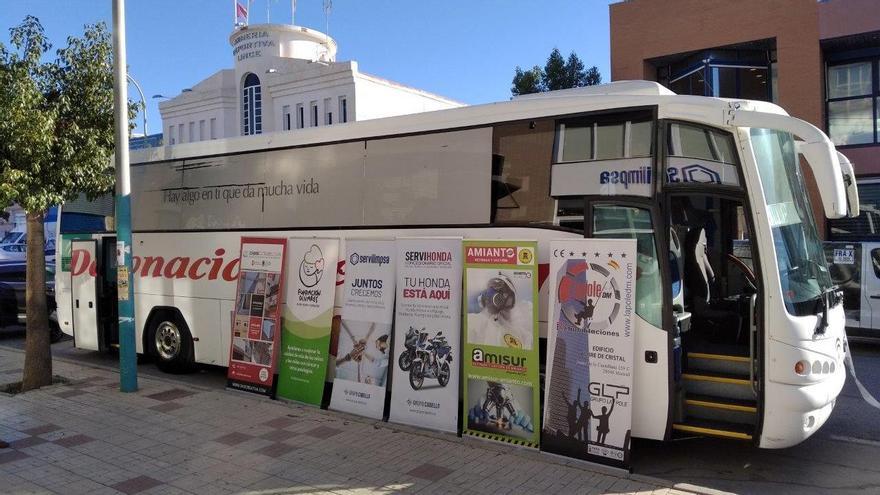 Autobús campaña donación de sangre