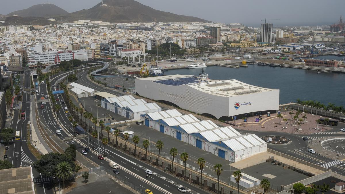 El Puerto de Las Palmas espera el visto bueno para rodar la Avenida de los Consignatarios para continuar el proyecto del parque urbano