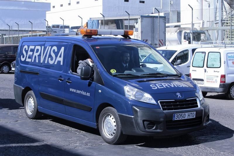 Accidente laboral con un fallecido en el Polígono de El Mayorazgo. | 03/03/2020.Graneros de Tenerife.  | 03/03/2020 | Fotógrafo: María Pisaca Gámez