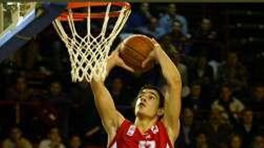 Saúl Blanco, en su etapa con el Gijón Baloncesto.