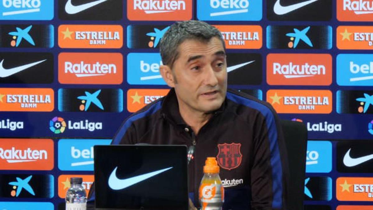 Valverde habló en la previa del Barça - Valladolid