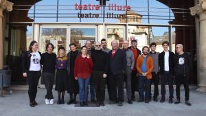 El elenco de Macbeth en el Teatre Lliure