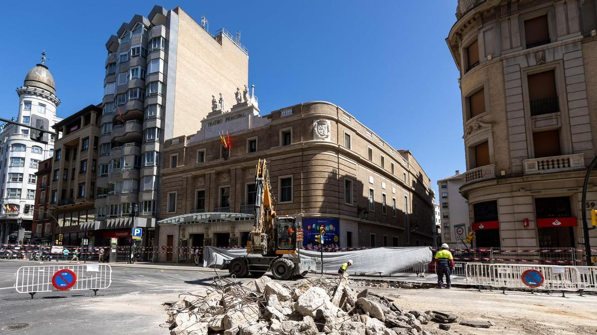 Obras en el Coso