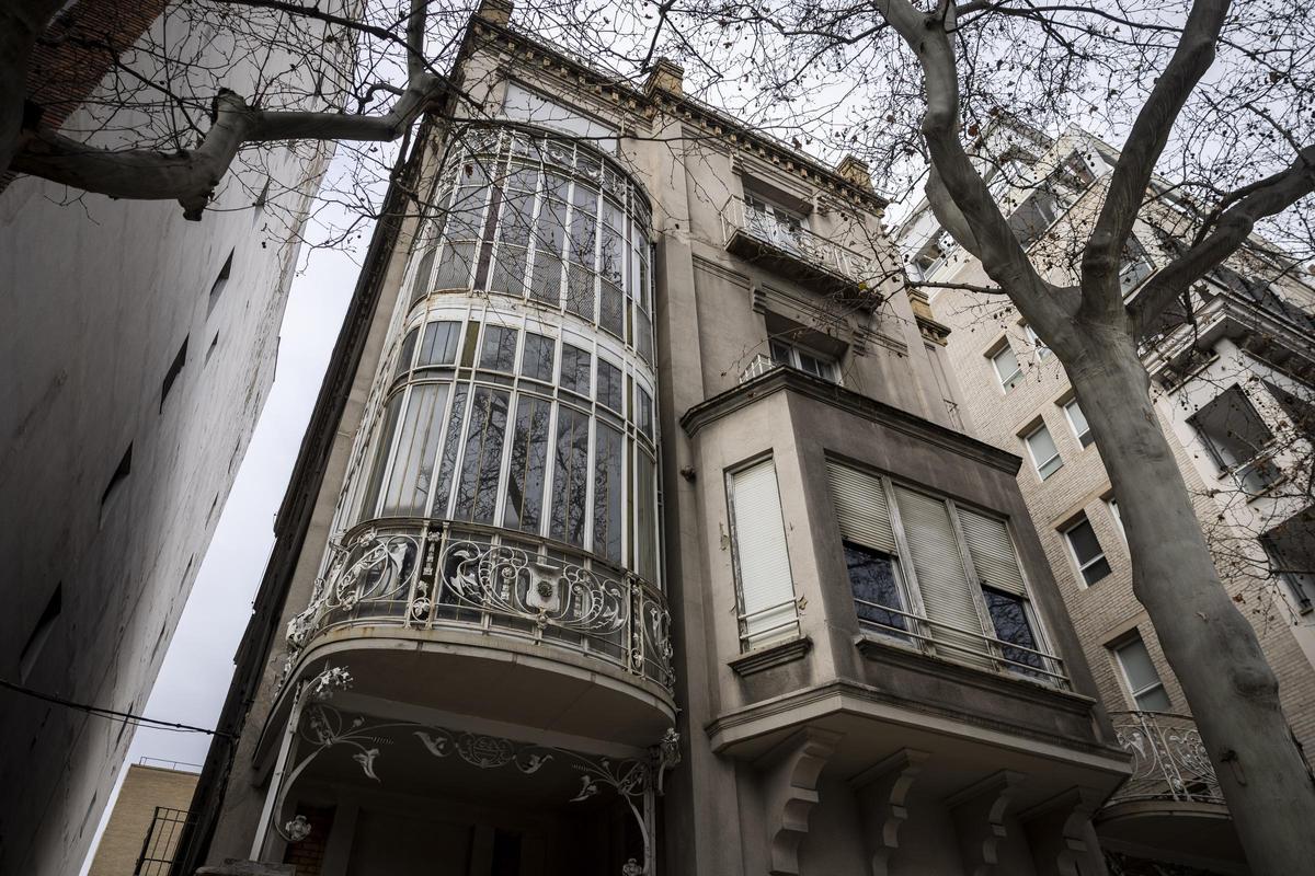 Chalé de los Chóliz en el paseo Pamplona.