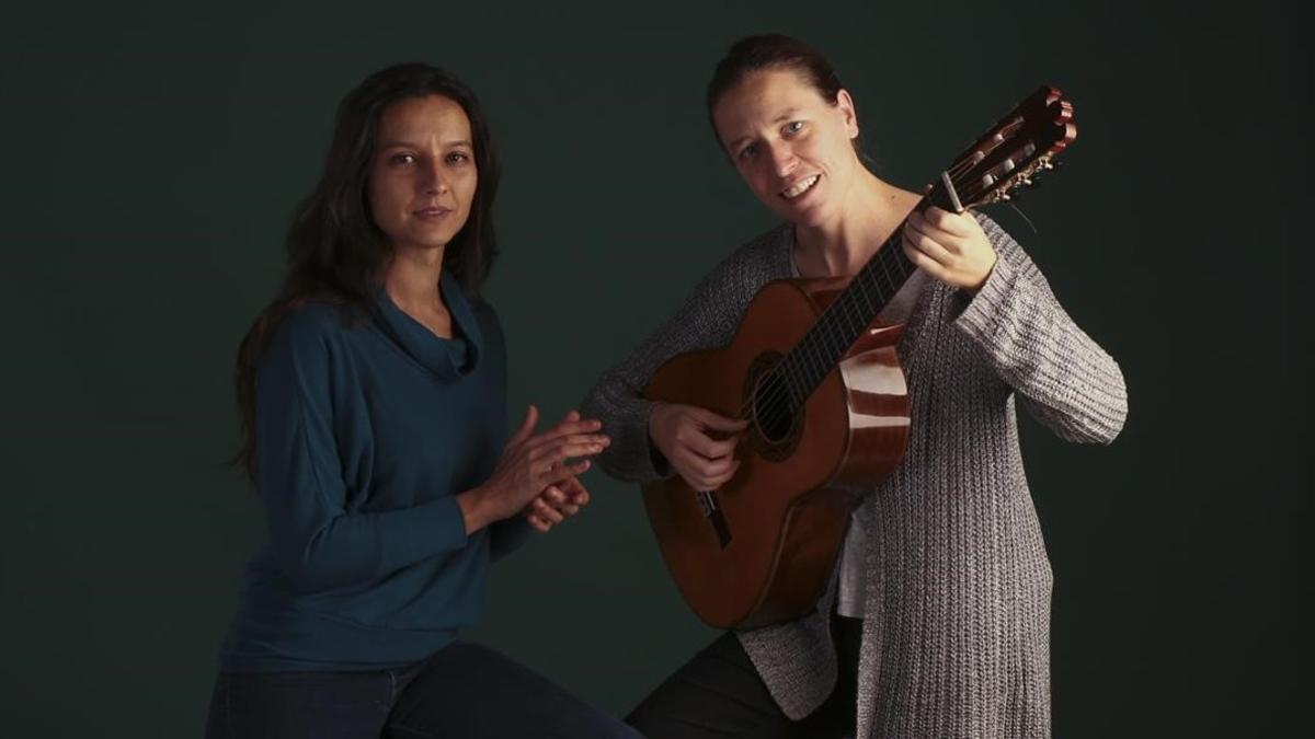 las cantantes Isabel Vilardell e Isabelle Laudenbach