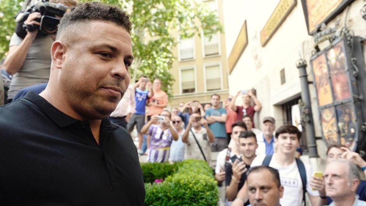 Ronaldo debutará como propietario en el palco pucelano