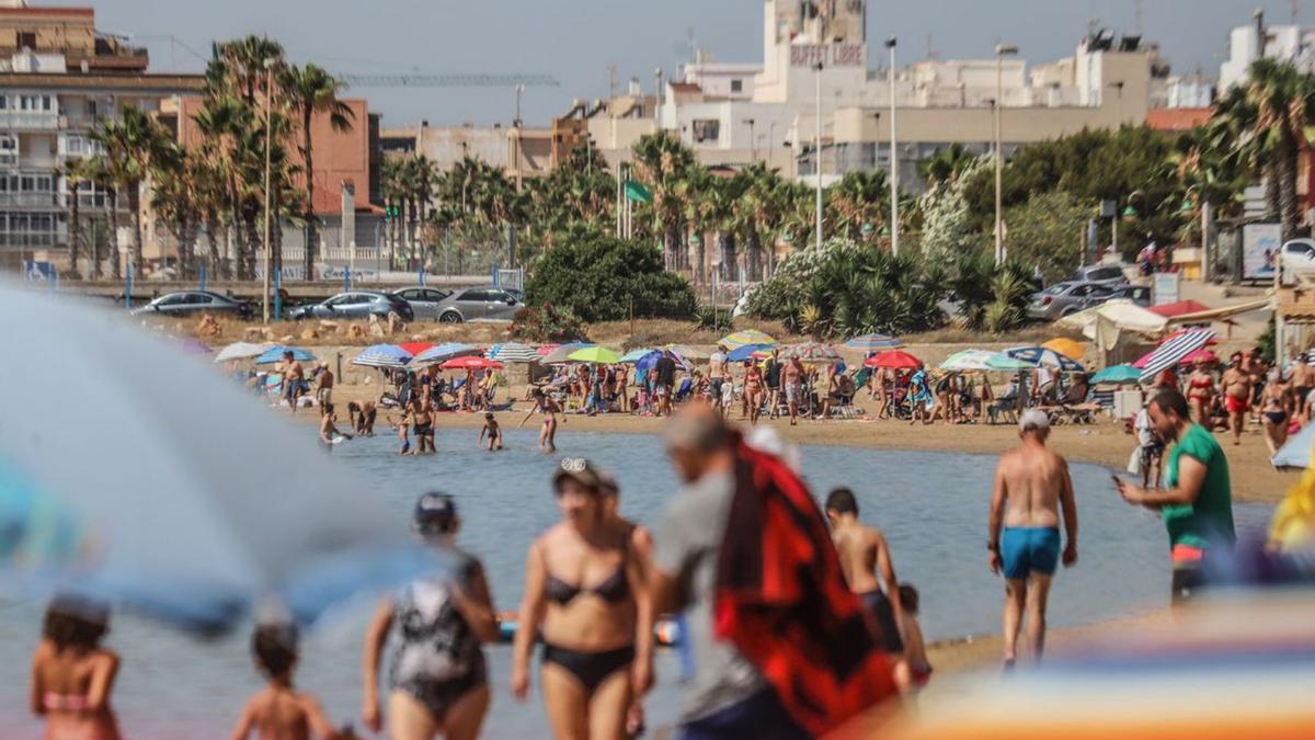La Generalitat considera «incompatible» con los usos portuarios la existencia de la playa del Acequión, de 20.000 metros cuadrados y que usan miles de personas. | T.SEVILLA