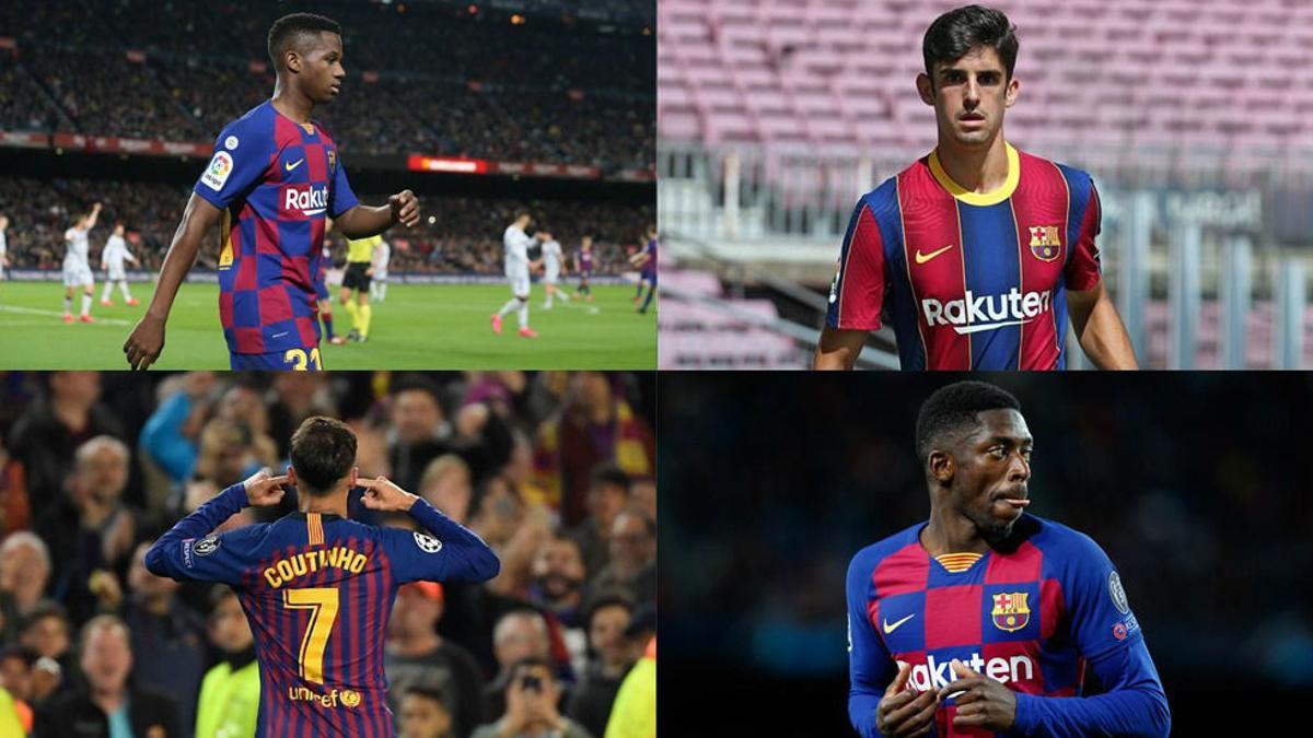 Así ha presentado el Barça a los debutantes en e Trofeo Joan Gamper