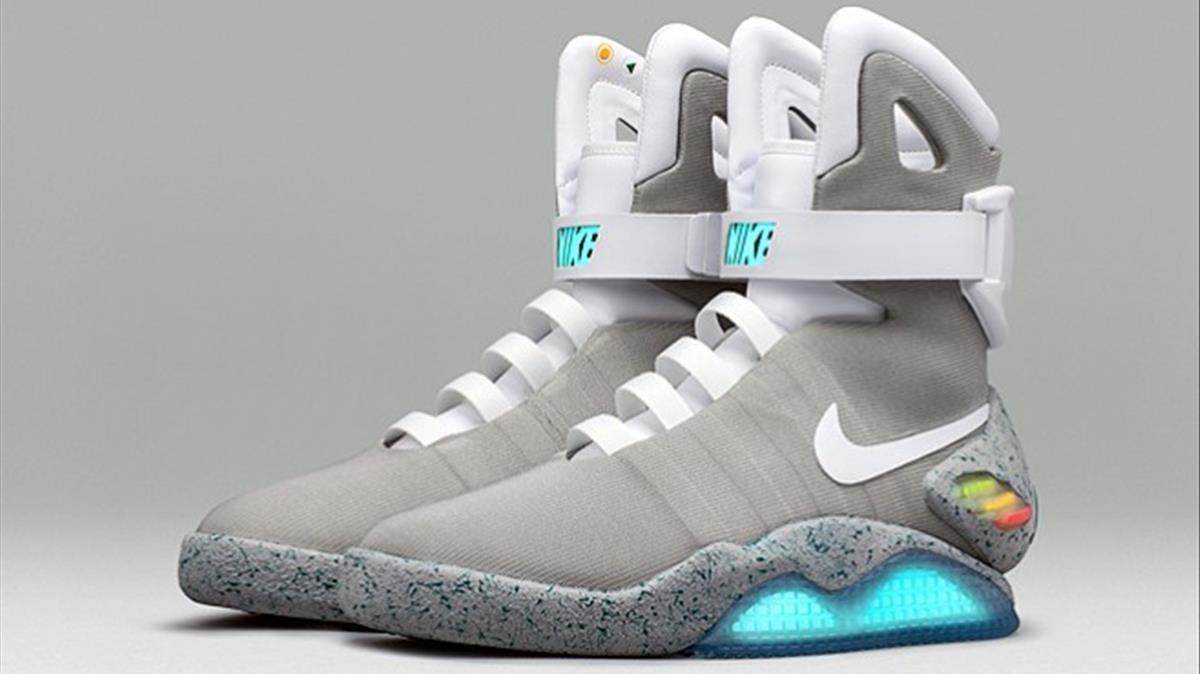 Las Nike Air Mag, la versión de Nike de las botas que se diseñaron para Michael J Fox en la segunda entrega de 'Regreso al futuro'.