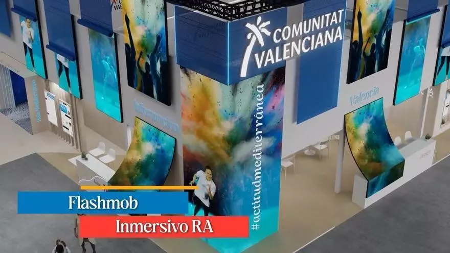 Así será el stand de la Comunidad Valenciana en la nueva edición de Fitur 2026