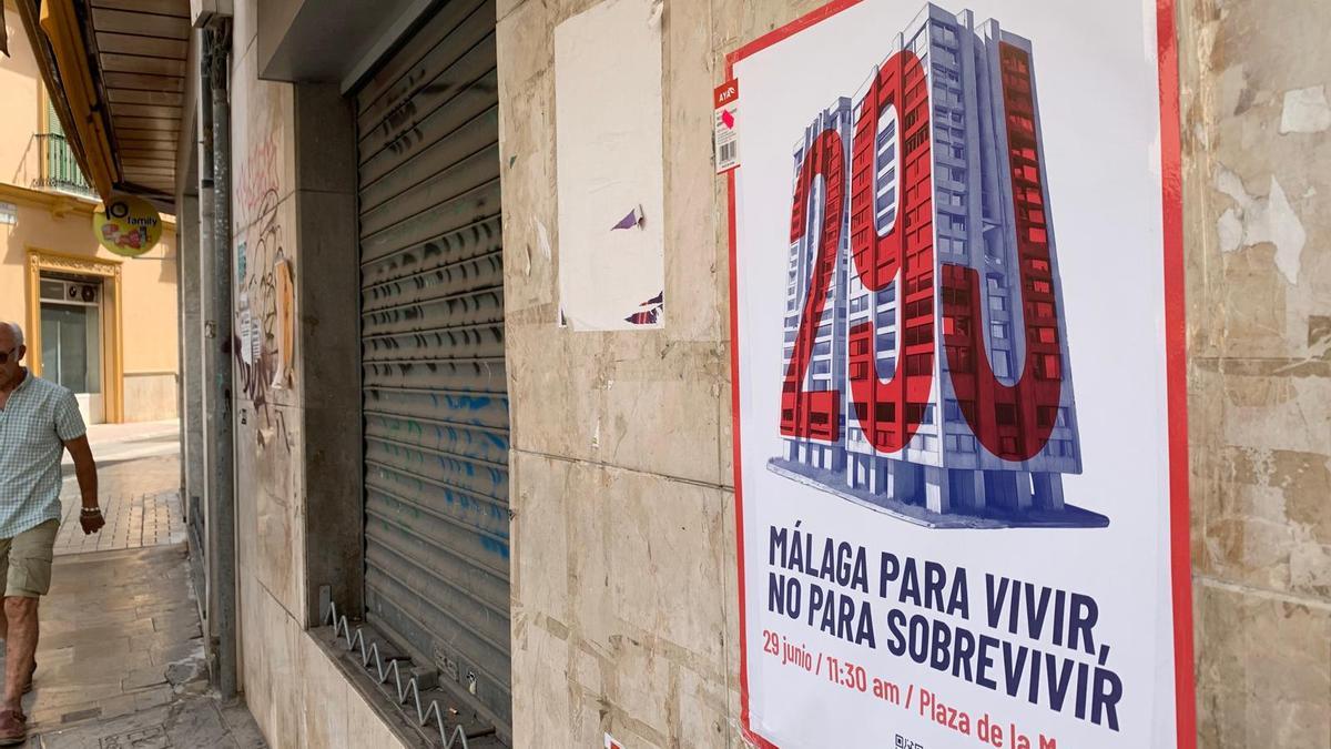 Cartel anunciador de la movilización de este 29 de junio