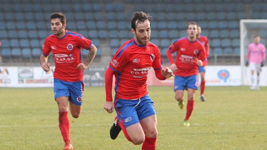 Fran Martínez, delantero de la Unión Deportiva Ourense. // Iñaki Osorio