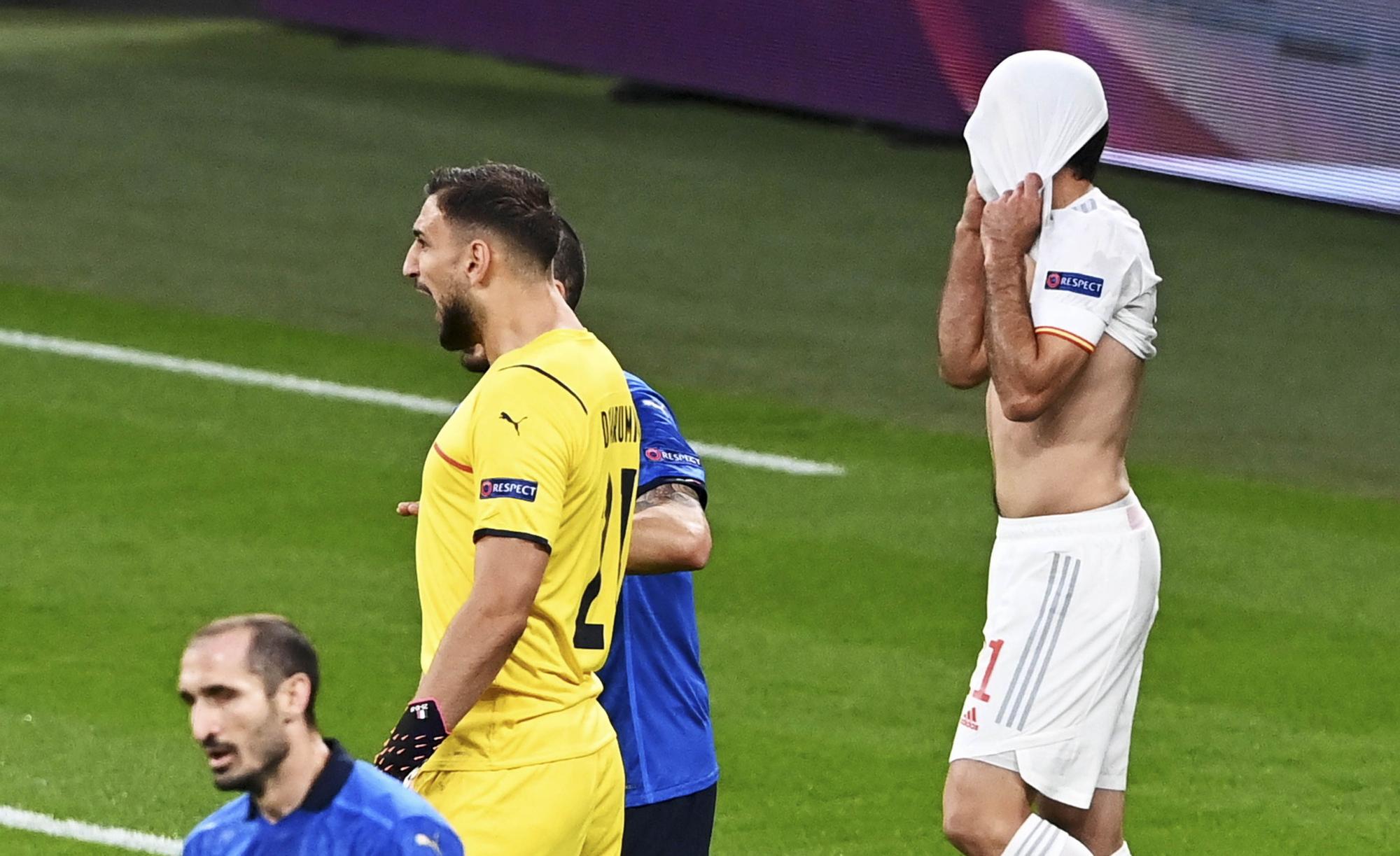 Las fotos mas espectaculares del España - Italia de semifinales de la Eurocopa